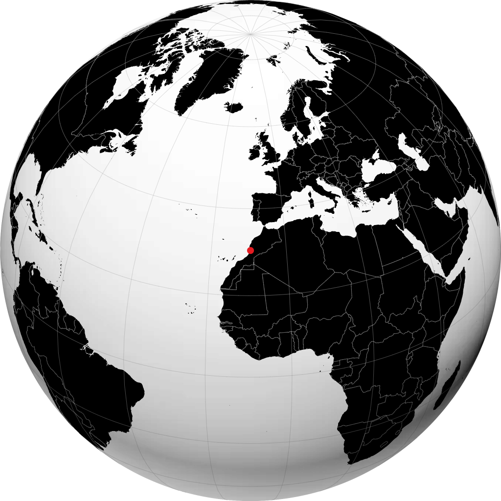 Agadir na globusie