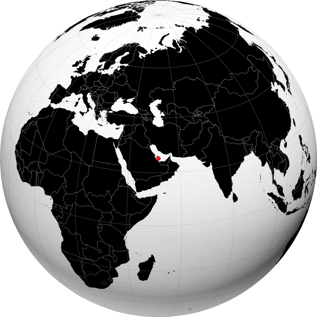 Al-Wakrah na globusie