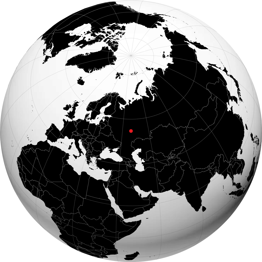 Ałatyr na globusie