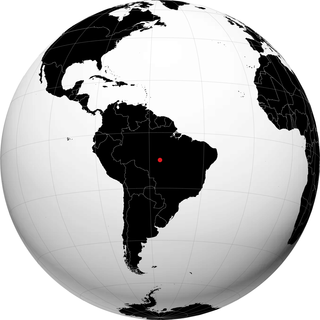 Alta Floresta na globusie
