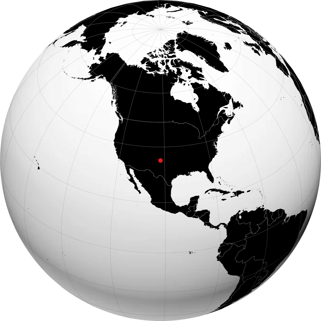 Amarillo na globusie