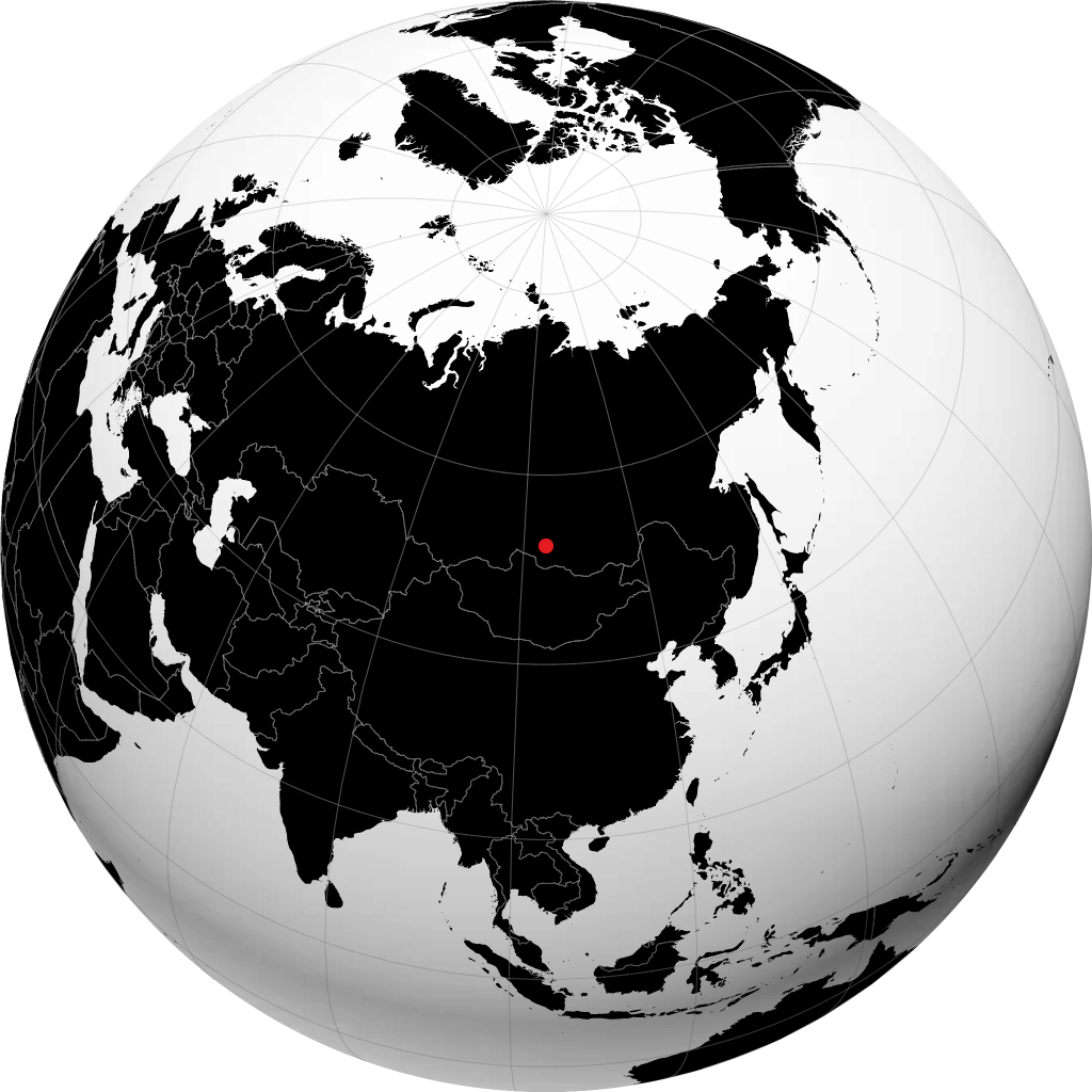 Angarsk na globusie
