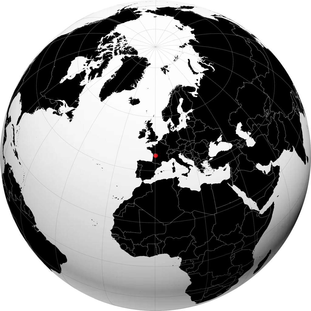 Angoulême na globusie