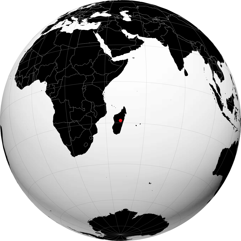 Antananarywa na globusie