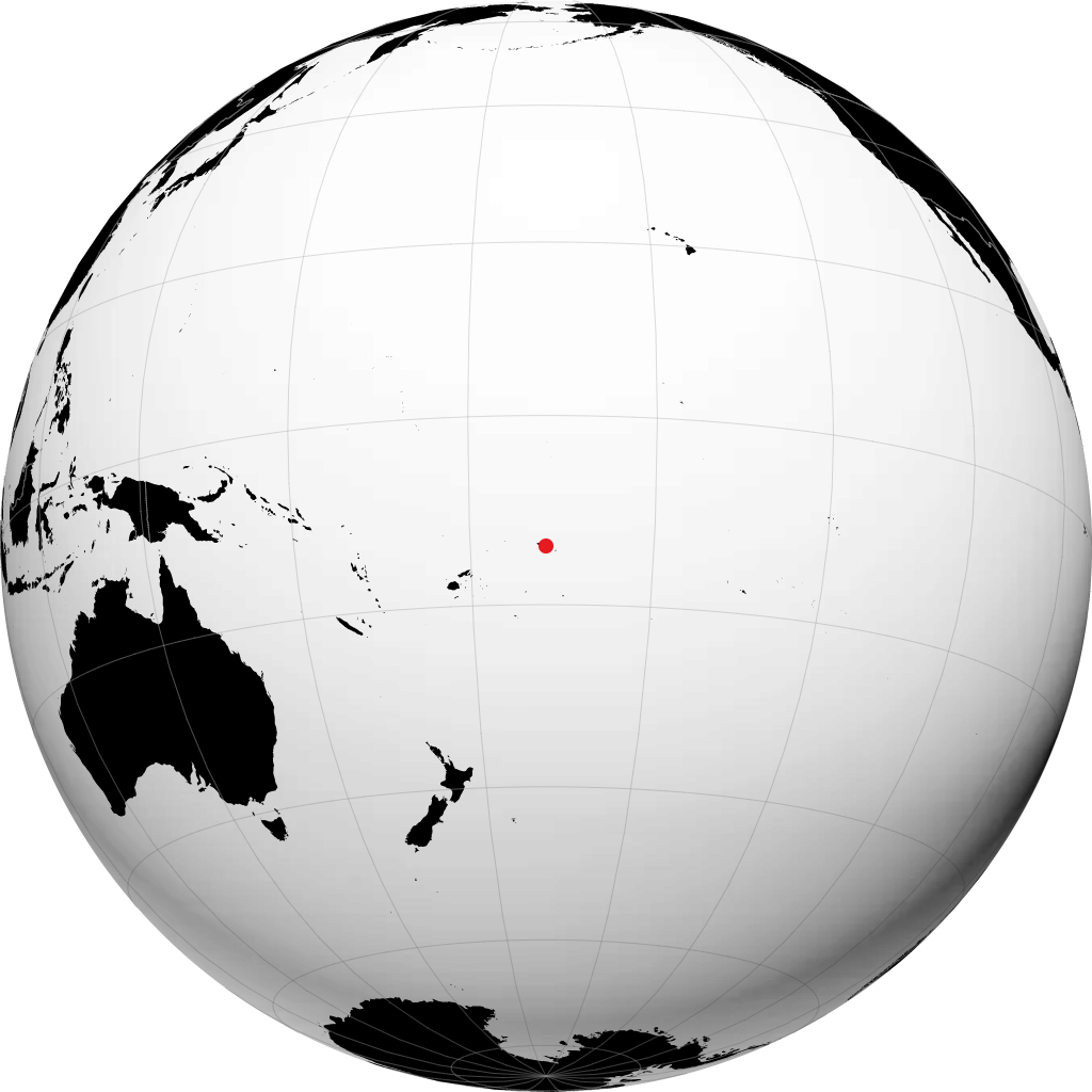 Apia na globusie