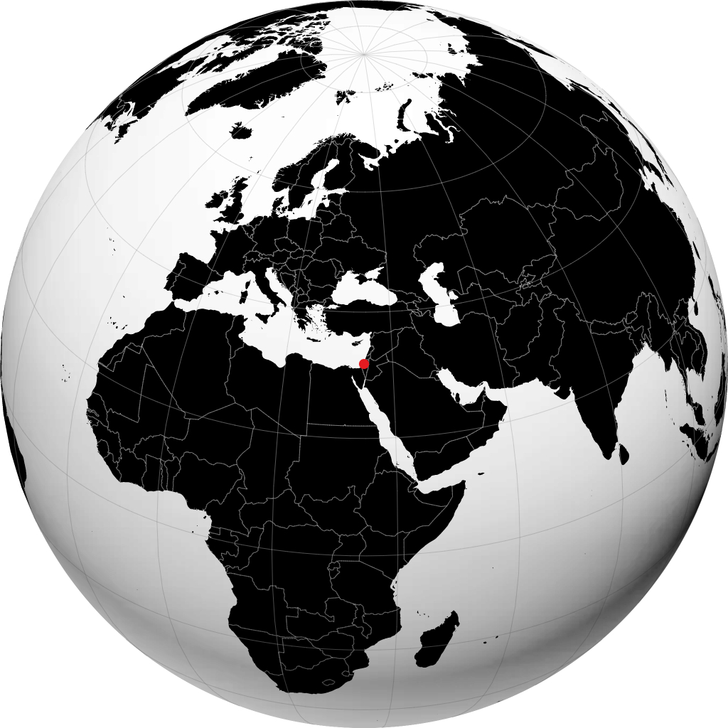 Aszdod na globusie