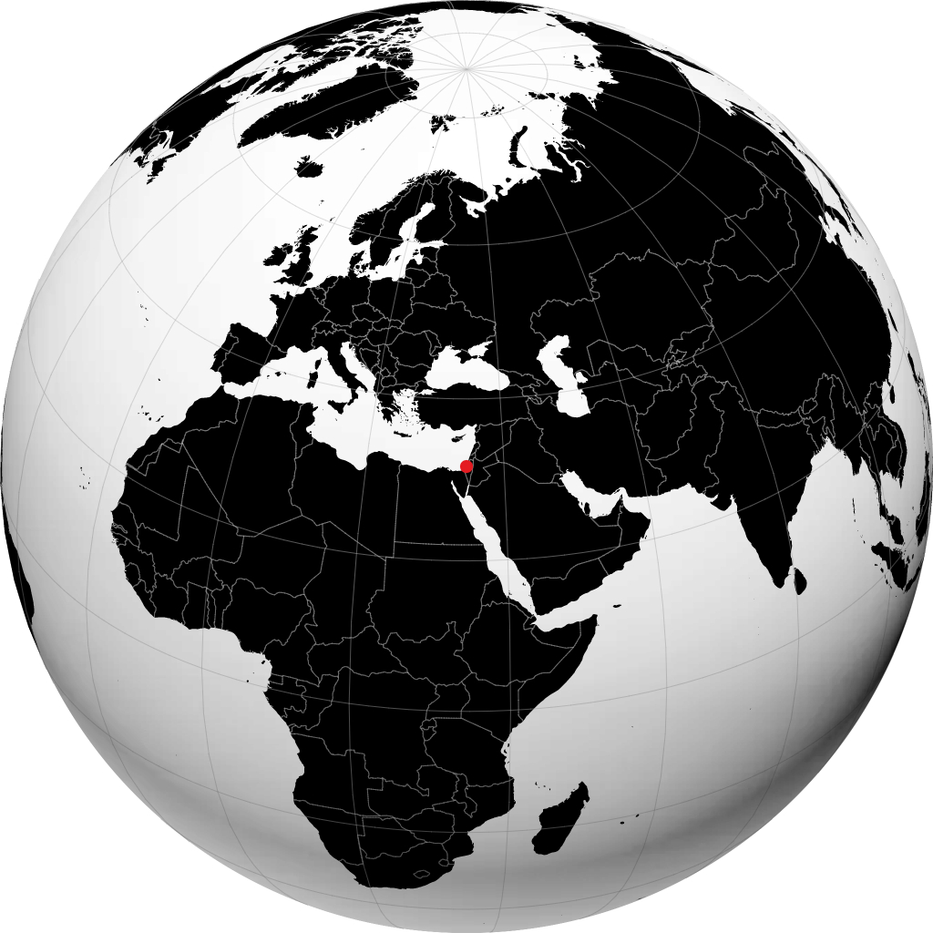 Aszkelon na globusie