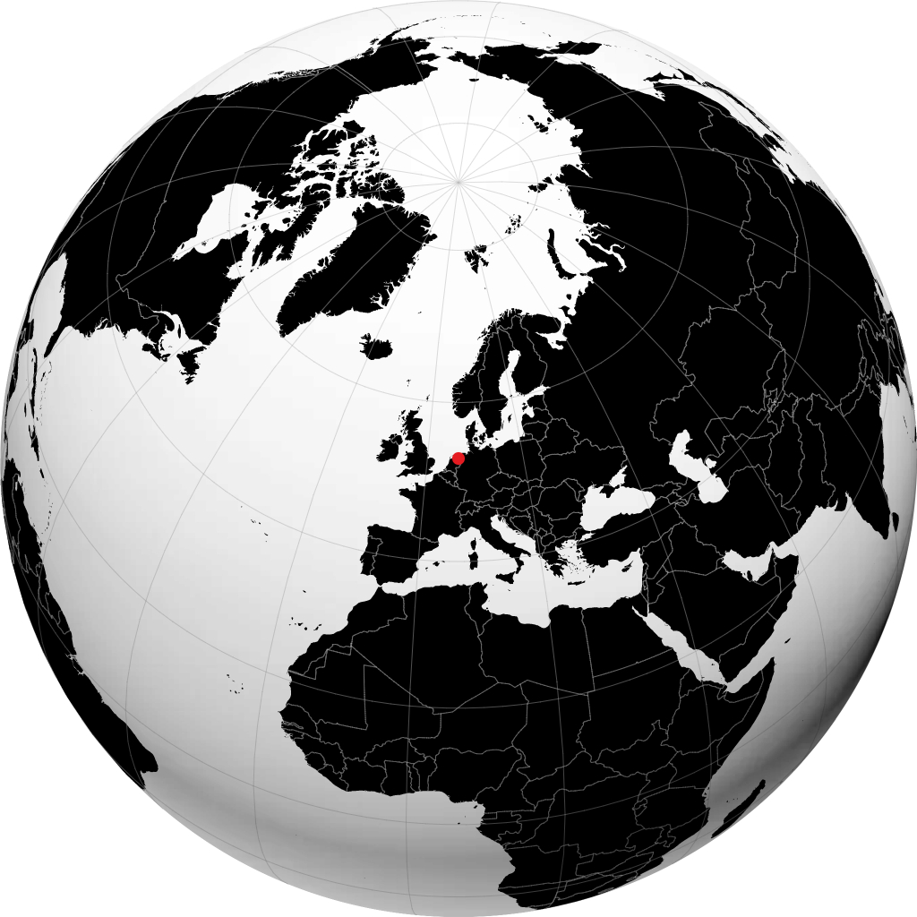Assen na globusie