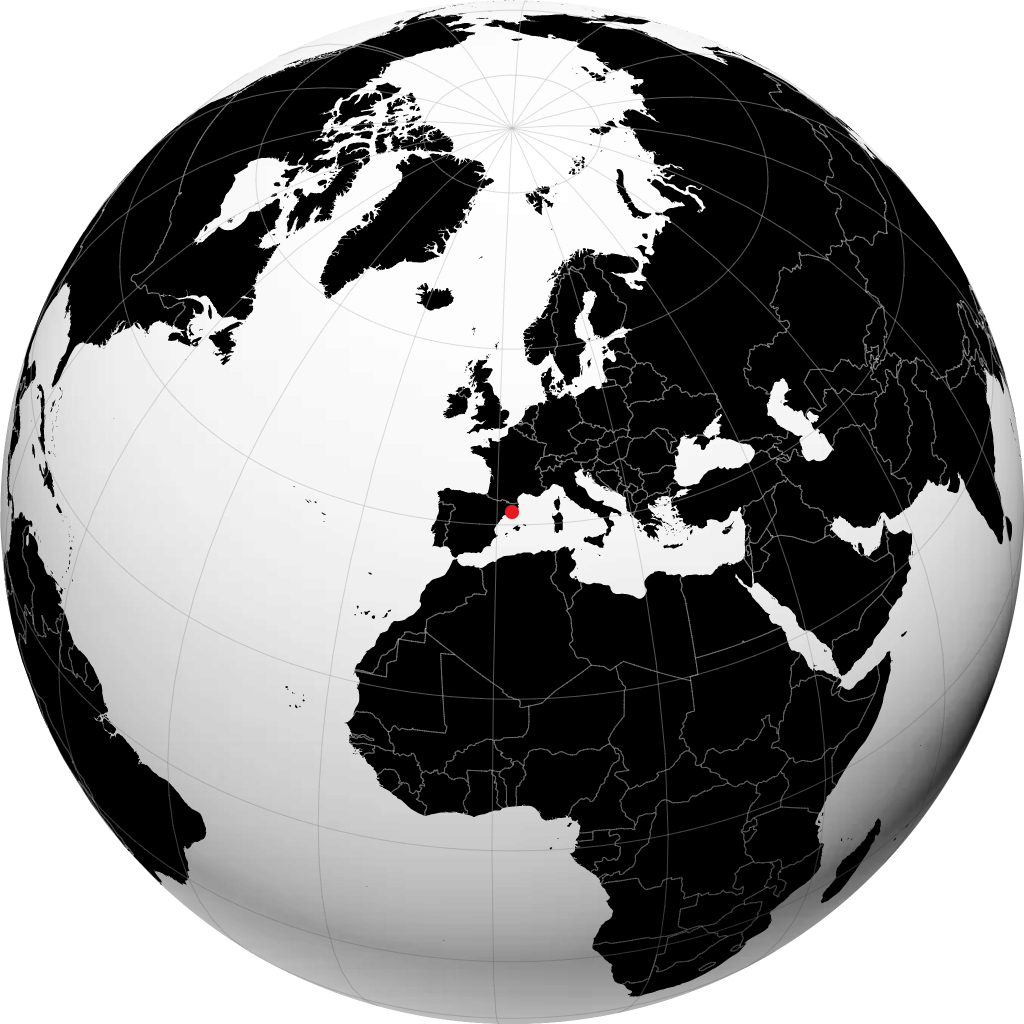 Badalona na globusie