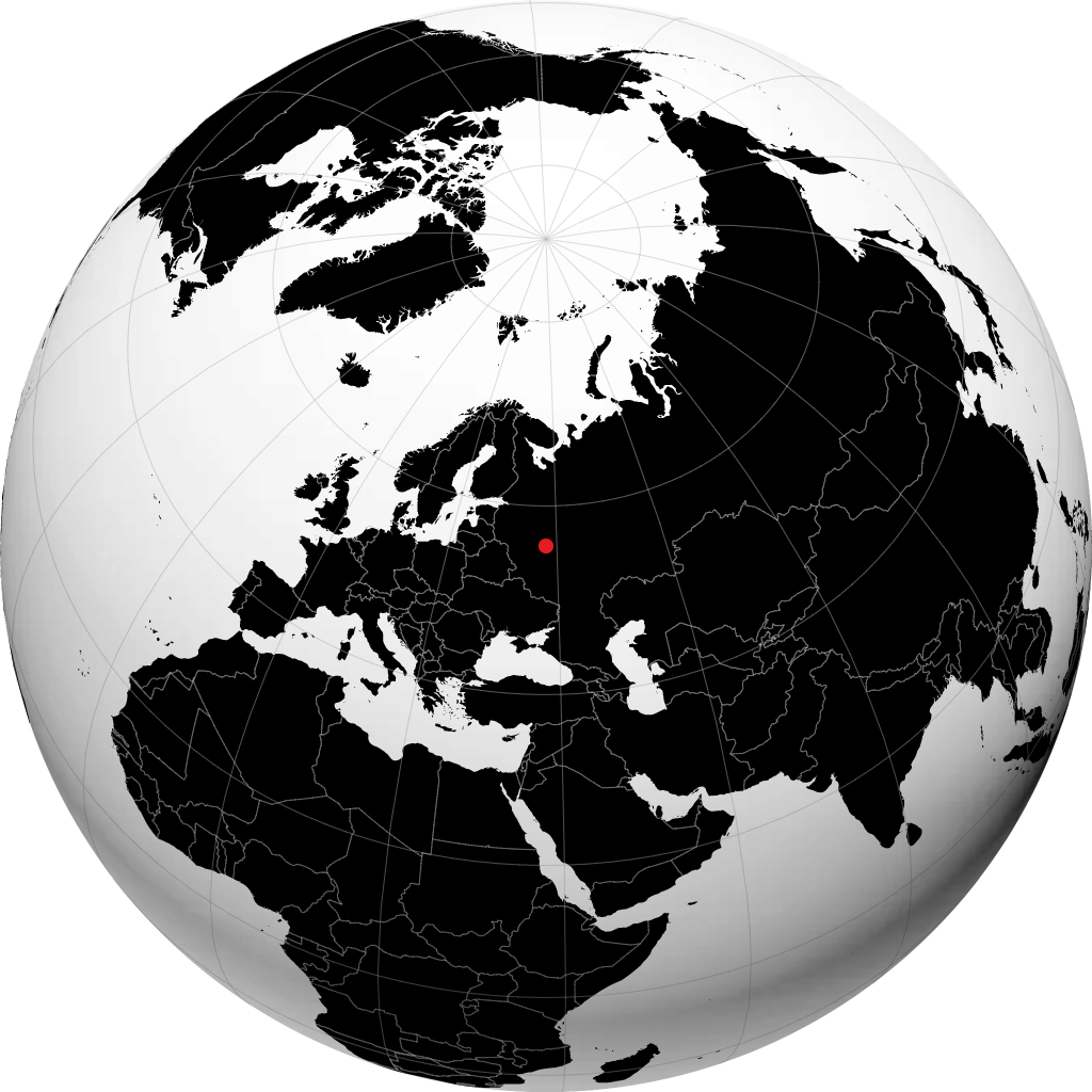 Bałasicha na globusie