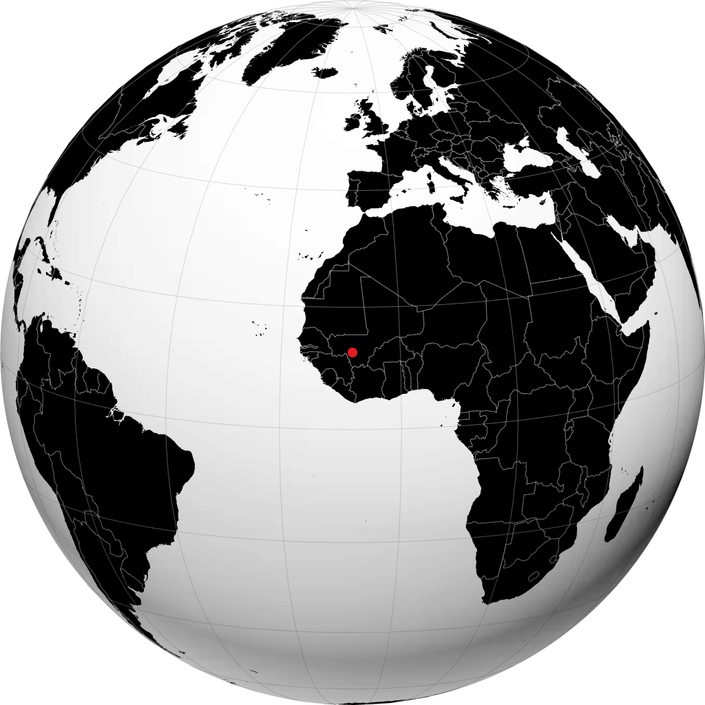 Bamako na globusie