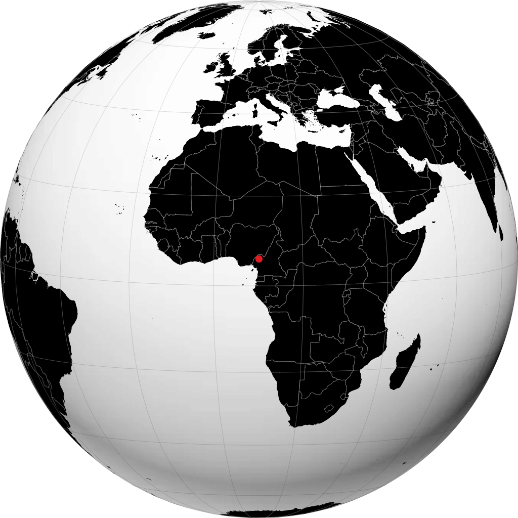 Bamenda na globusie