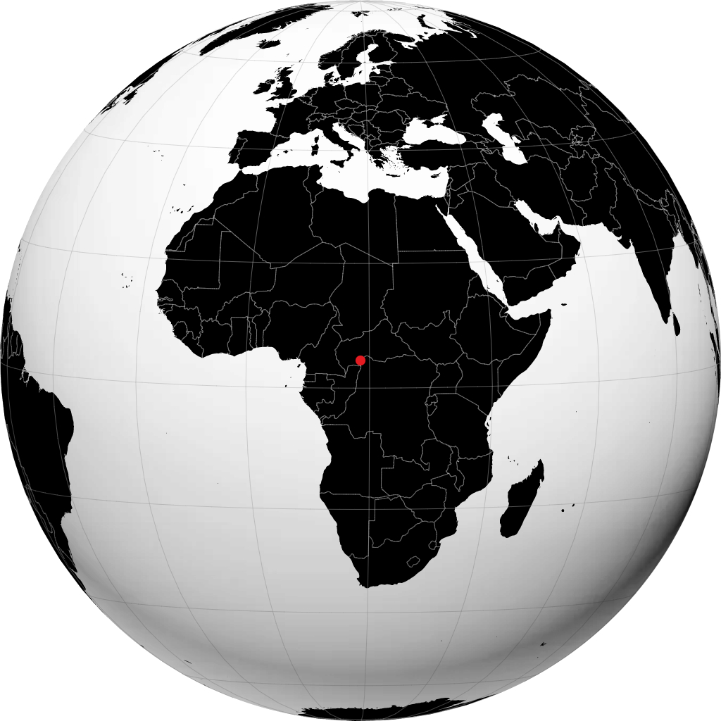 Bangui na globusie