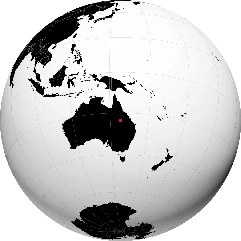 Barcaldine na globusie