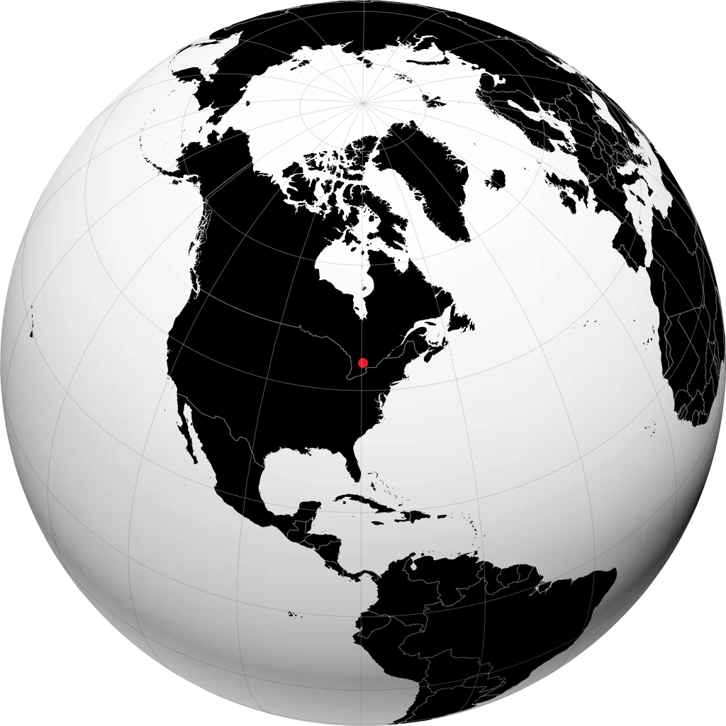 Barrie na globusie