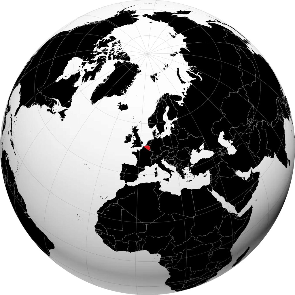 Belgia na globusie