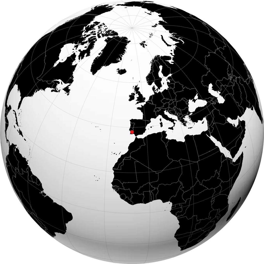 Beja na globusie