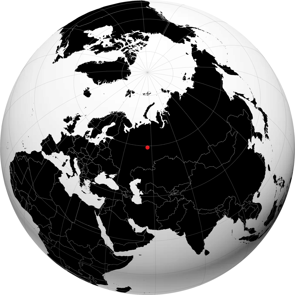 Bieriezniki na globusie