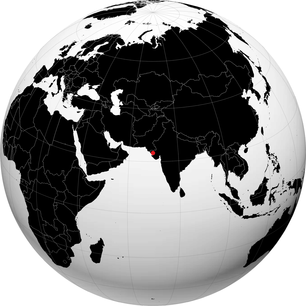 Bhuj na globusie