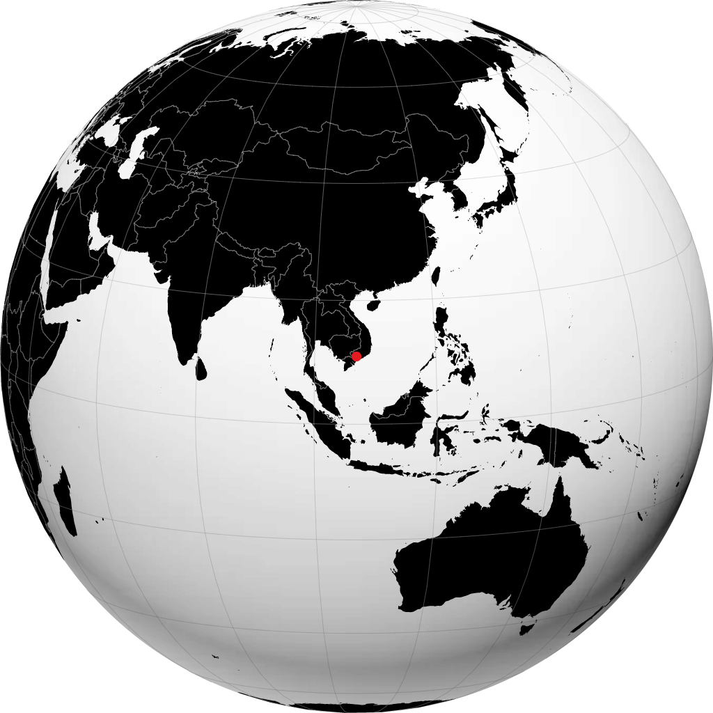 Bien Hoa na globusie