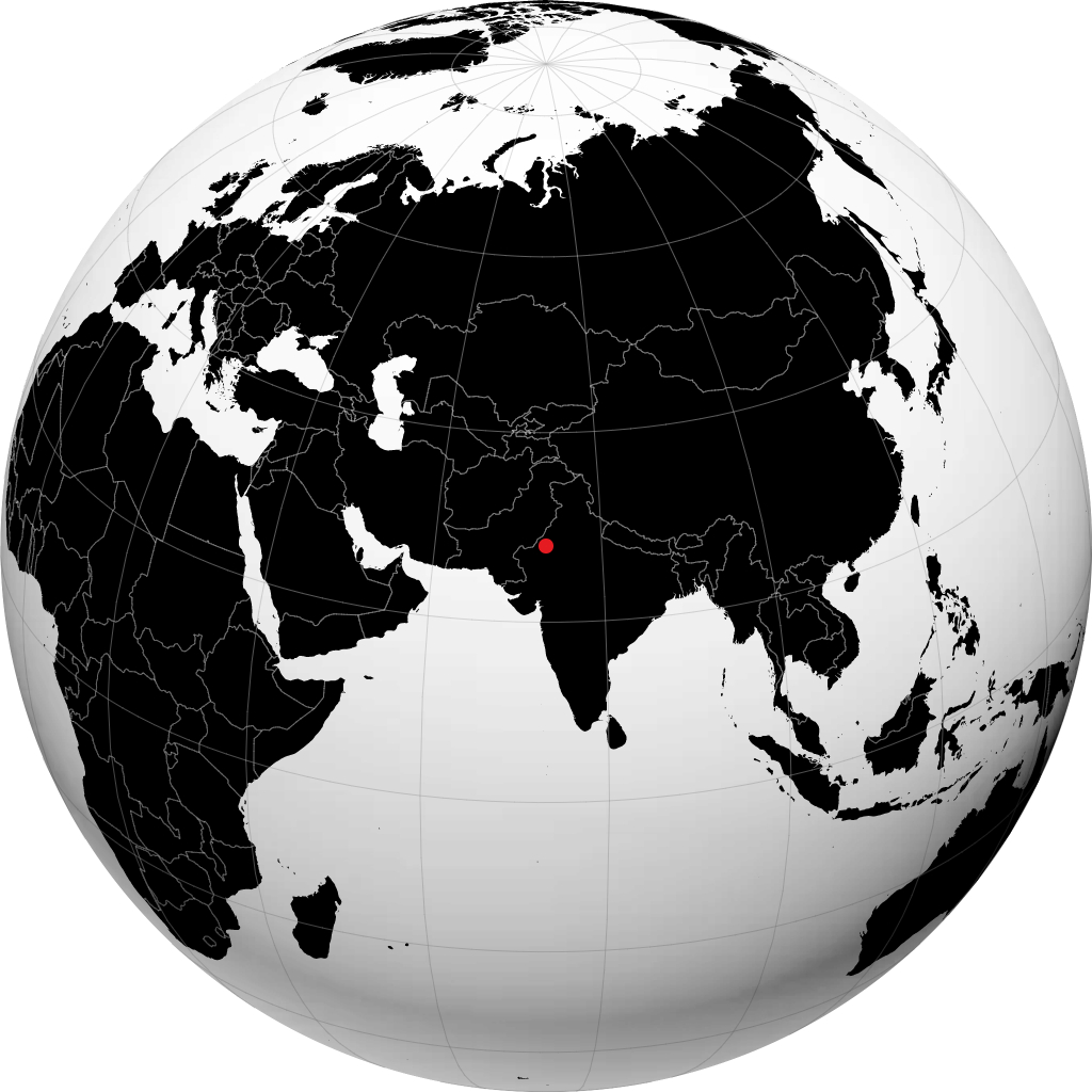 Bikaner na globusie