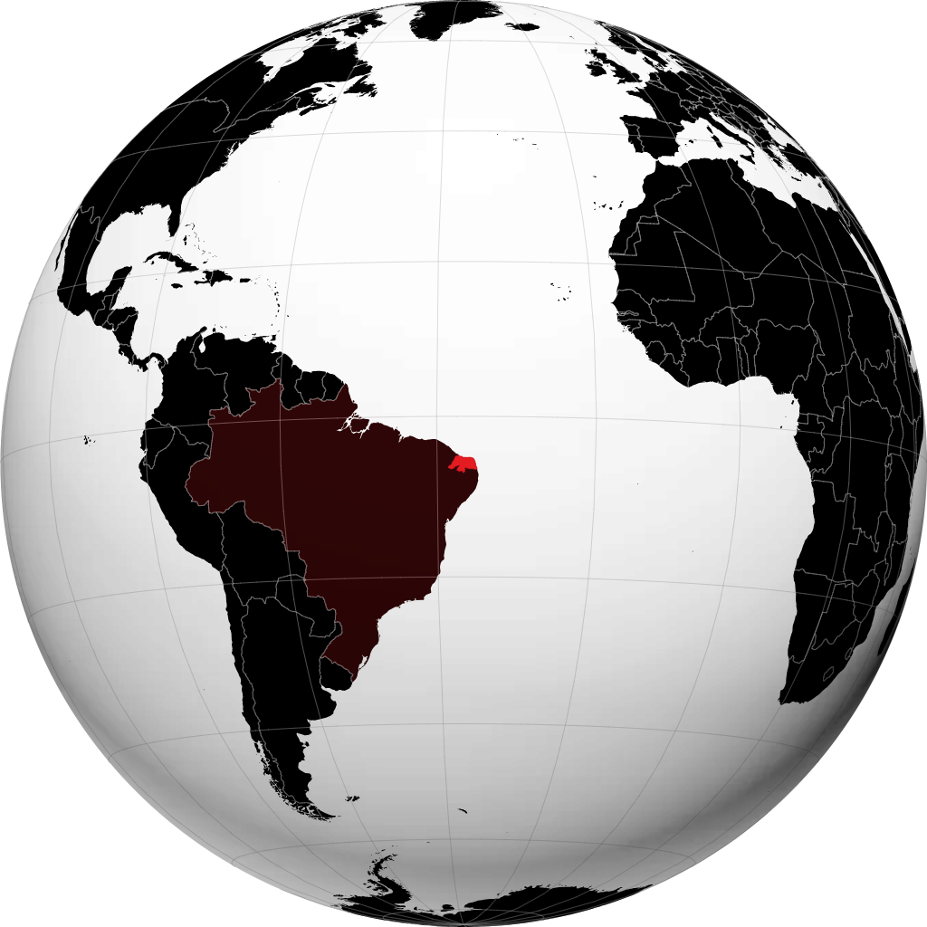 Stan Rio Grande do Norte na globusie