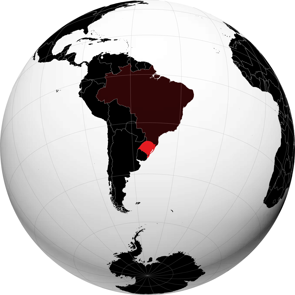 Rio Grande do Sul na globusie