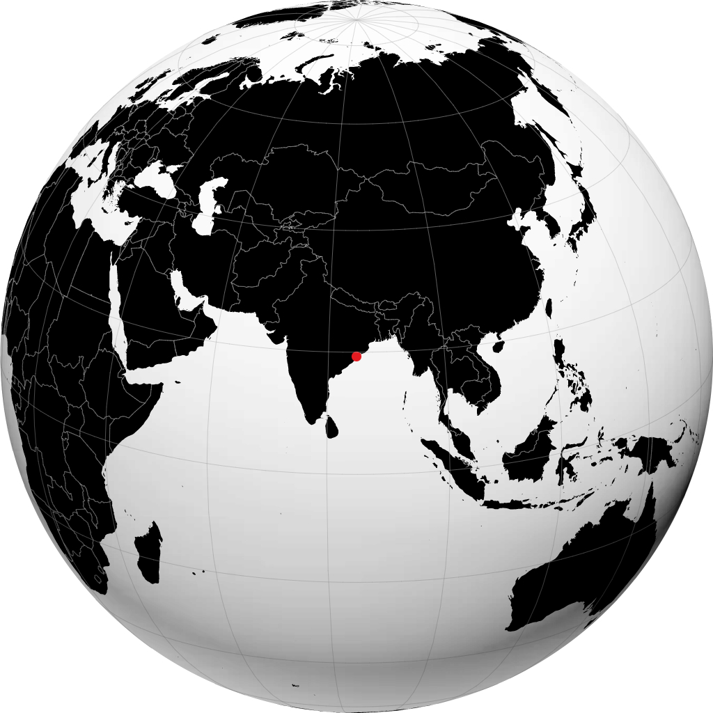 Brahmapur na globusie