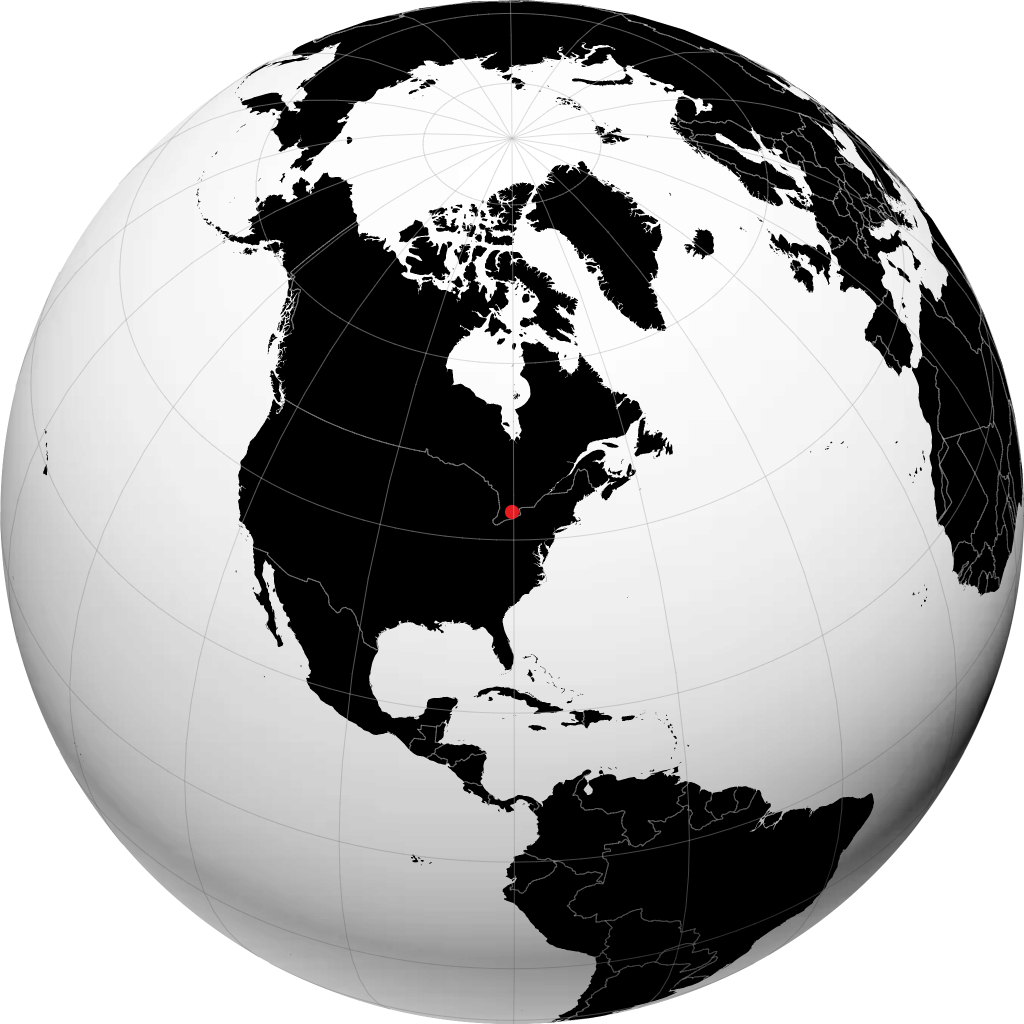Brantford na globusie