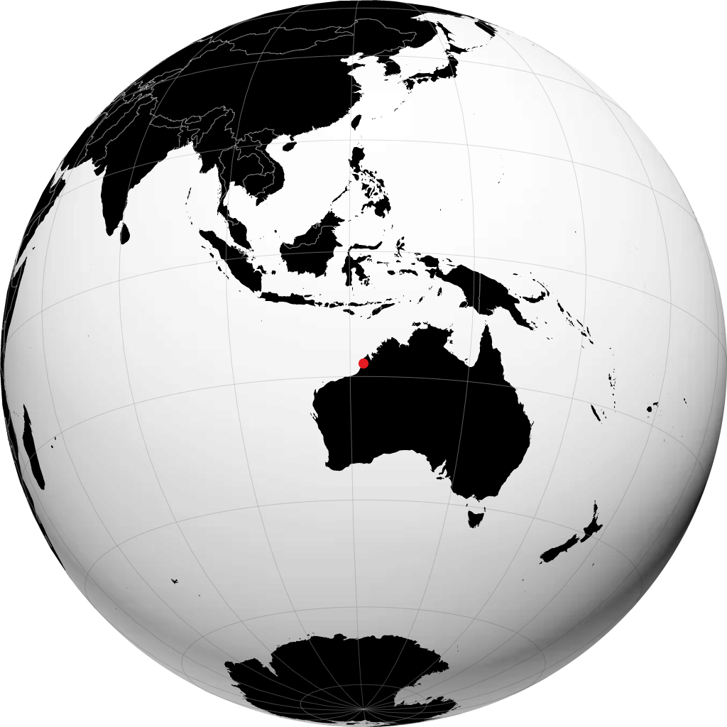 Broome na globusie