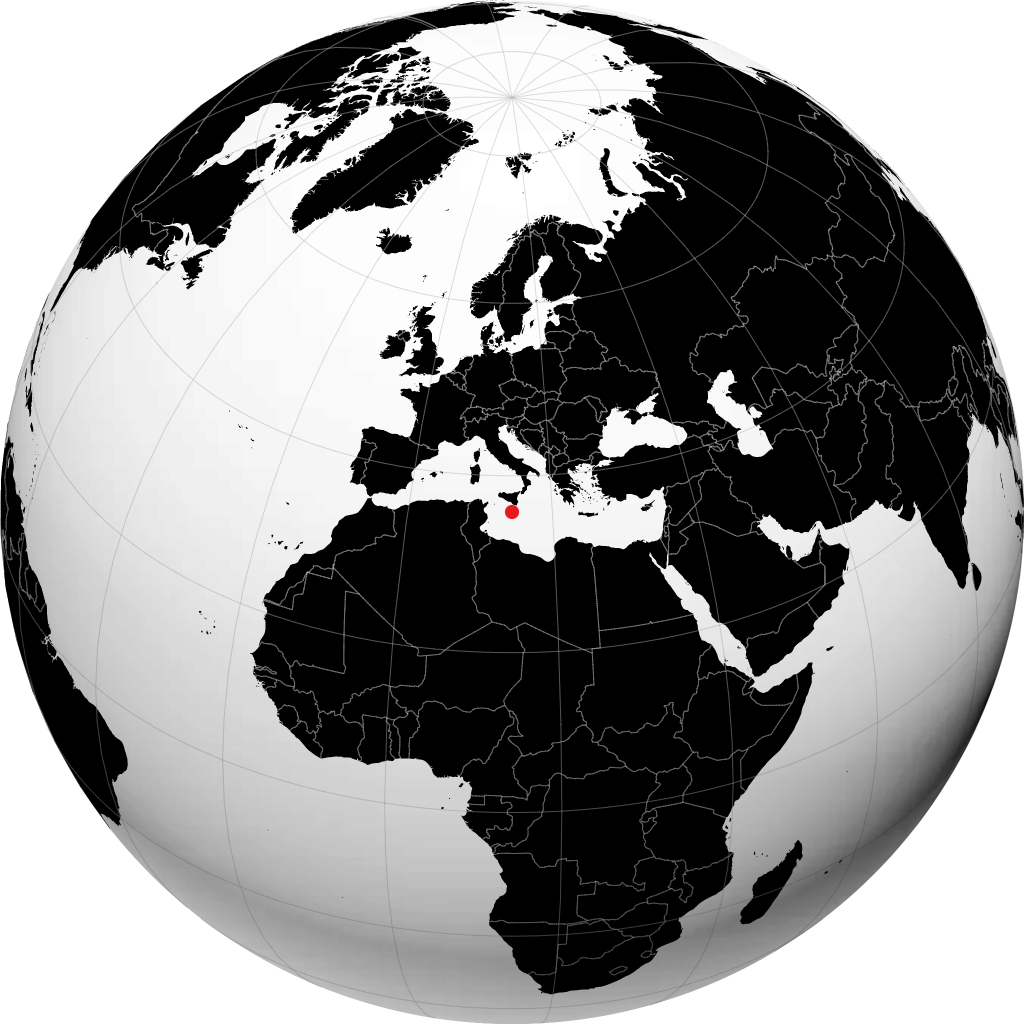 Buġibba na globusie
