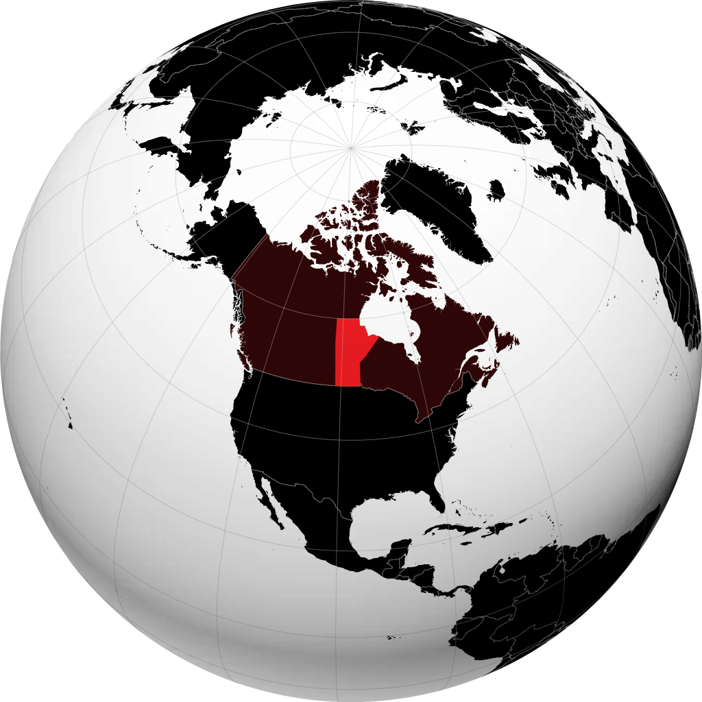 Manitoba na globusie
