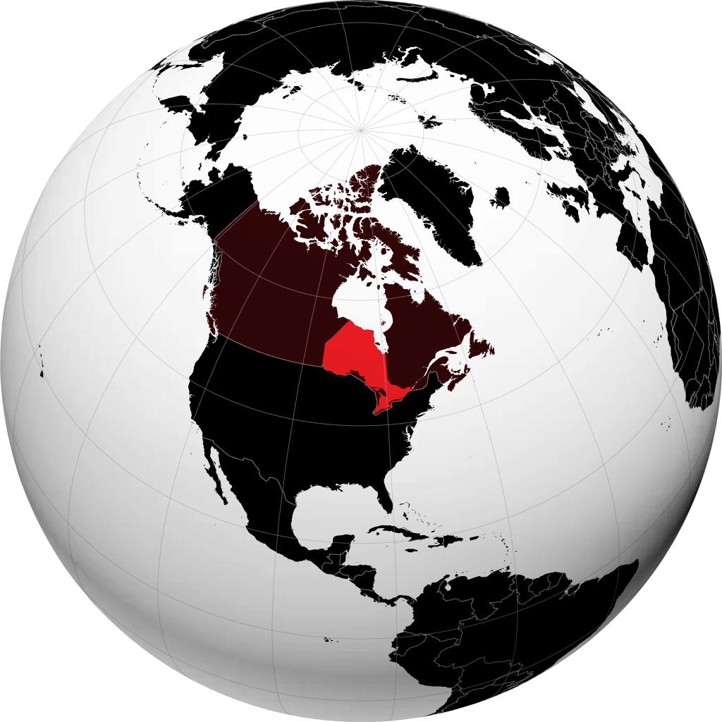 Ontario na globusie