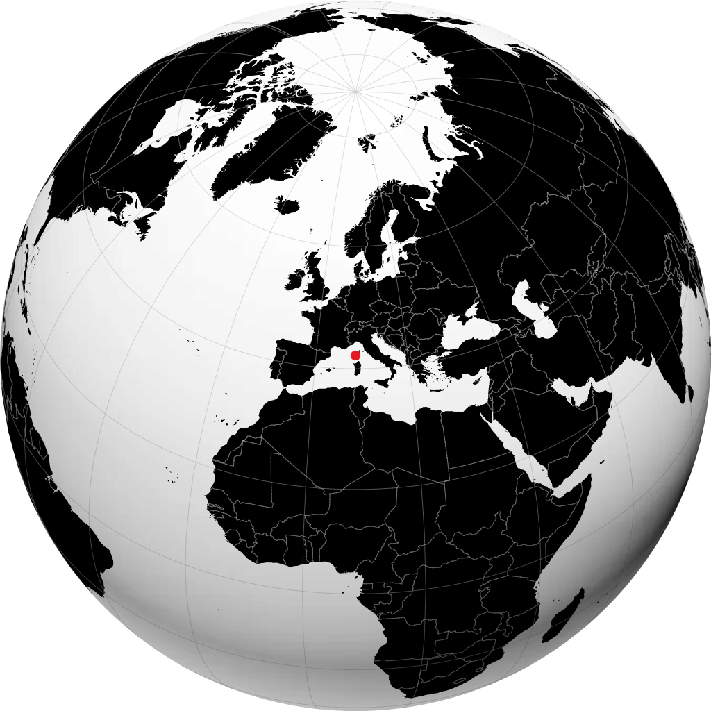 Cargèse na globusie