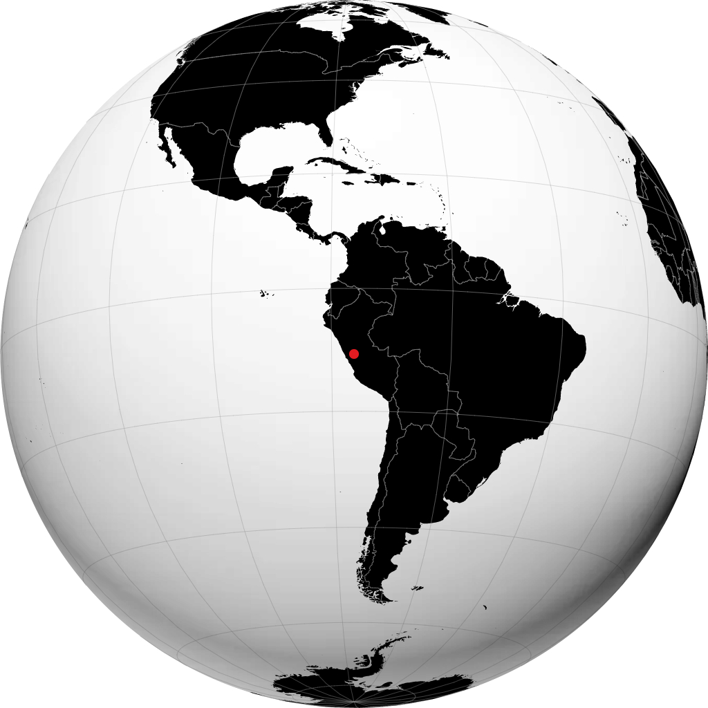 Cerro de Pasco na globusie
