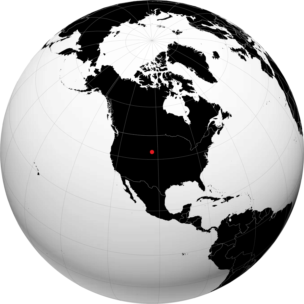 Chadron na globusie