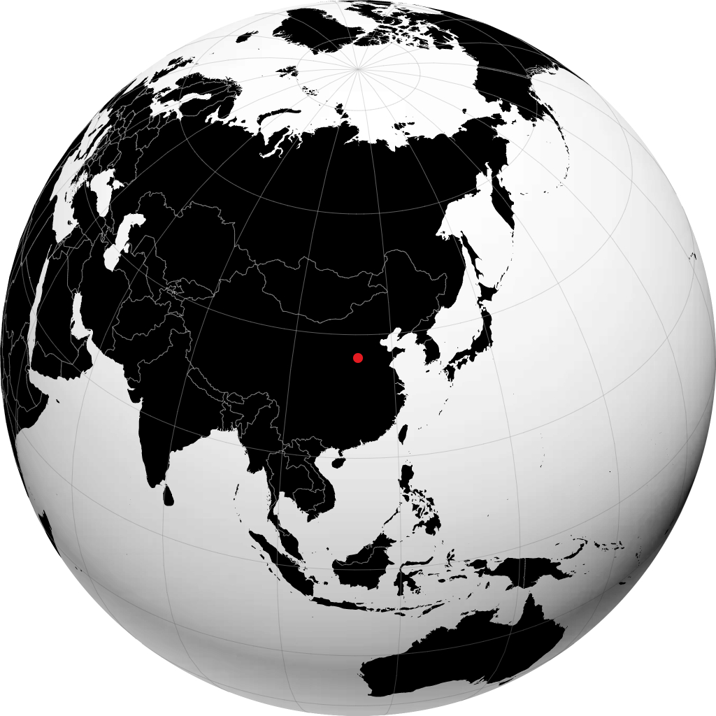 Changzhi na globusie
