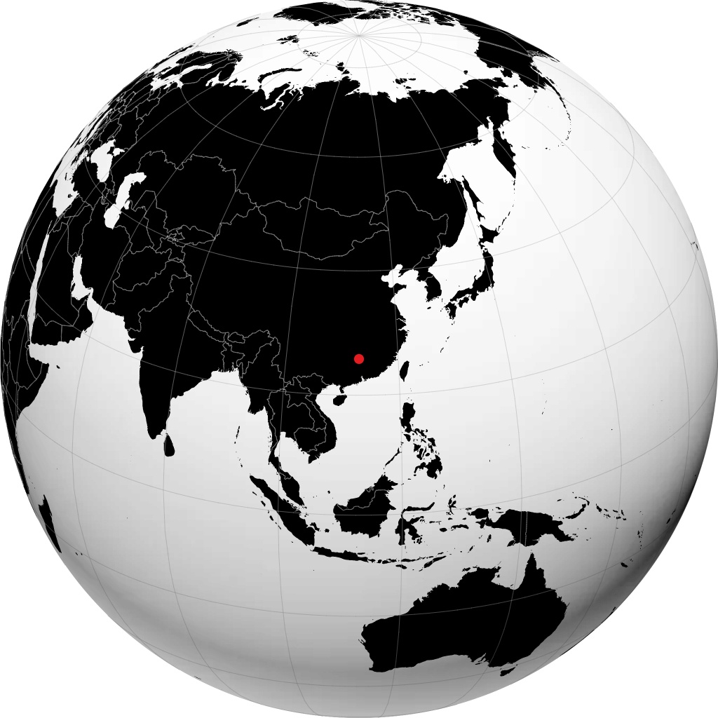 Chenzhou na globusie