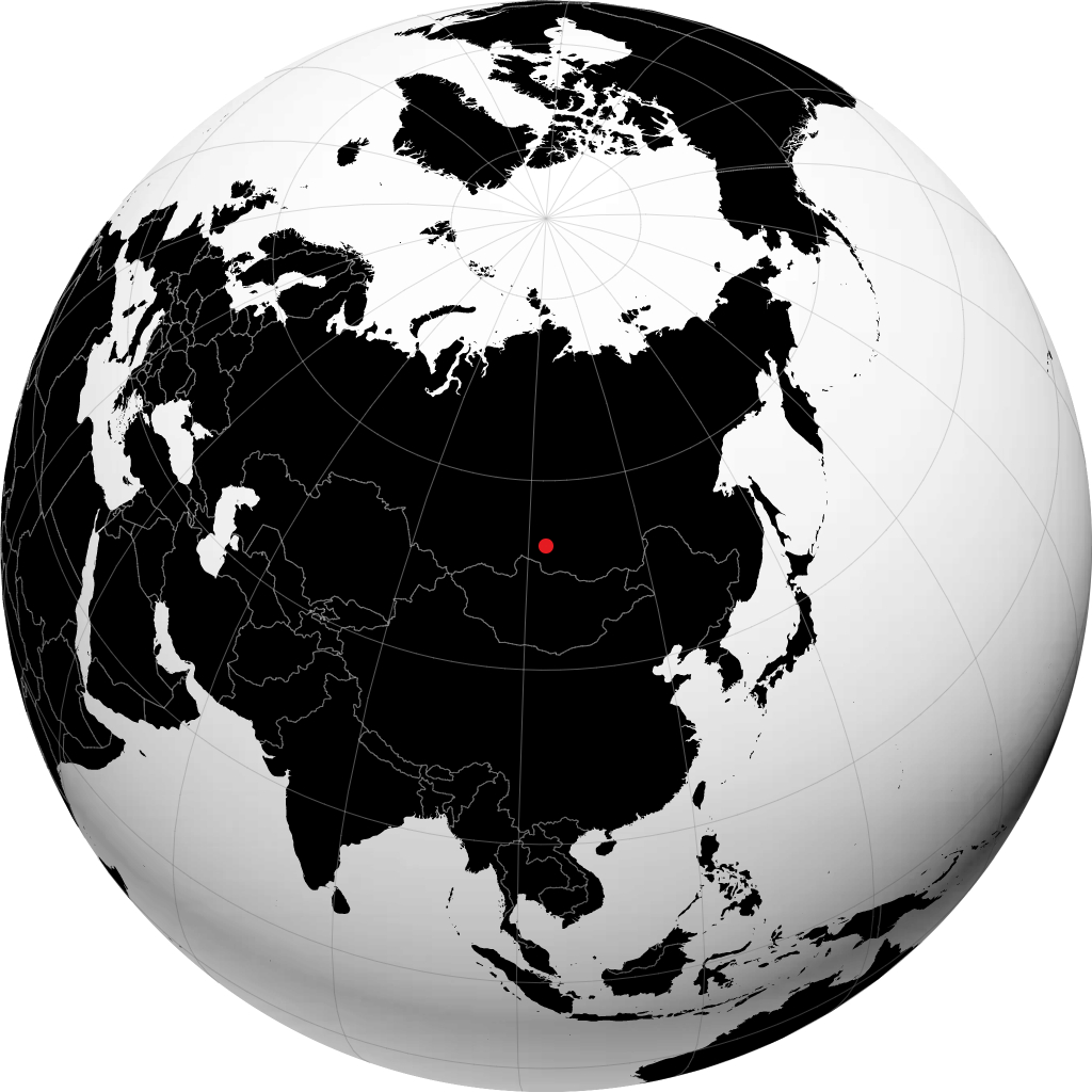 Czeremchowo na globusie