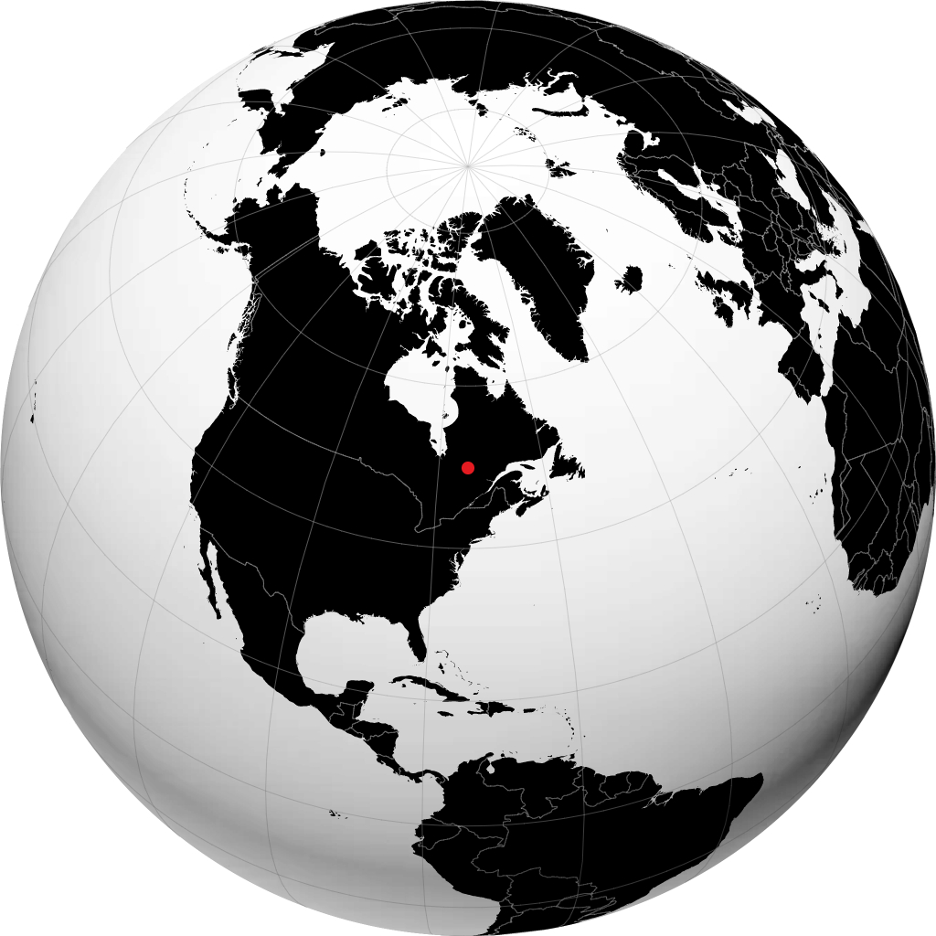 Chibougamau na globusie