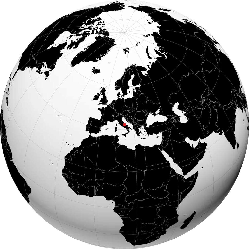 Chieti na globusie