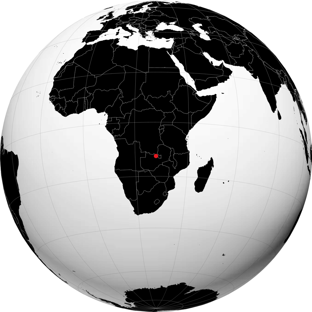 Chingola na globusie
