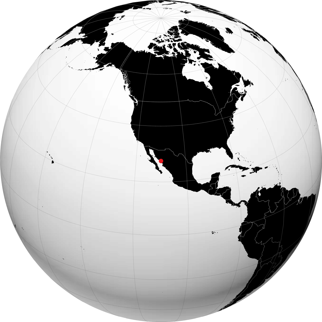 Ciudad Obregón na globusie
