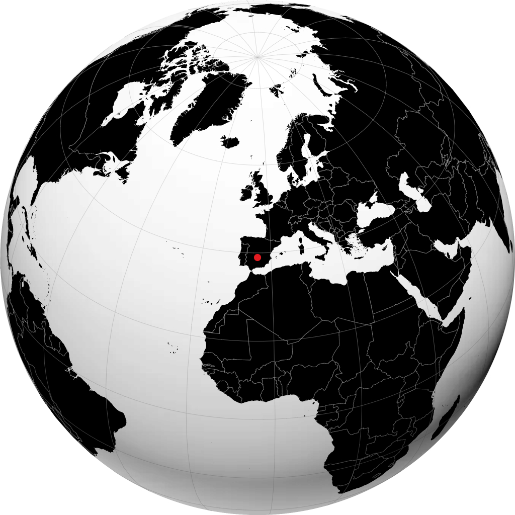 Ciudad Real na globusie