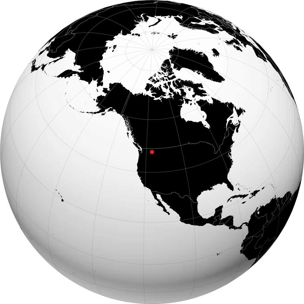 Coeur d'Alene na globusie