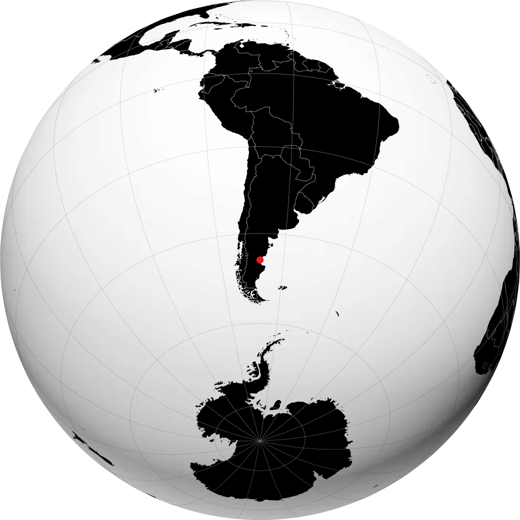 Comodoro Rivadavia na globusie