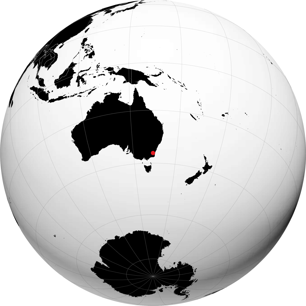 Cooma na globusie