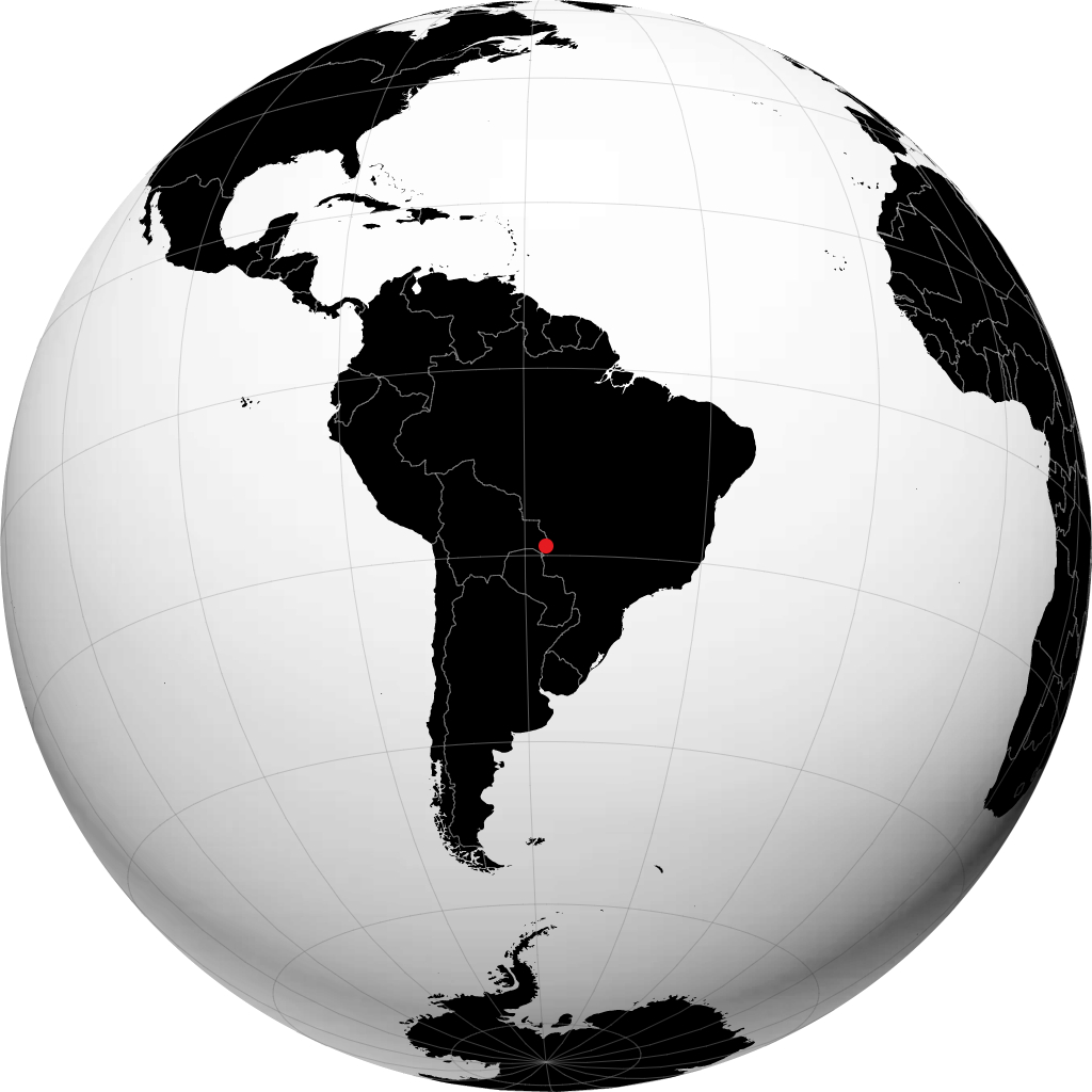 Corumbá na globusie