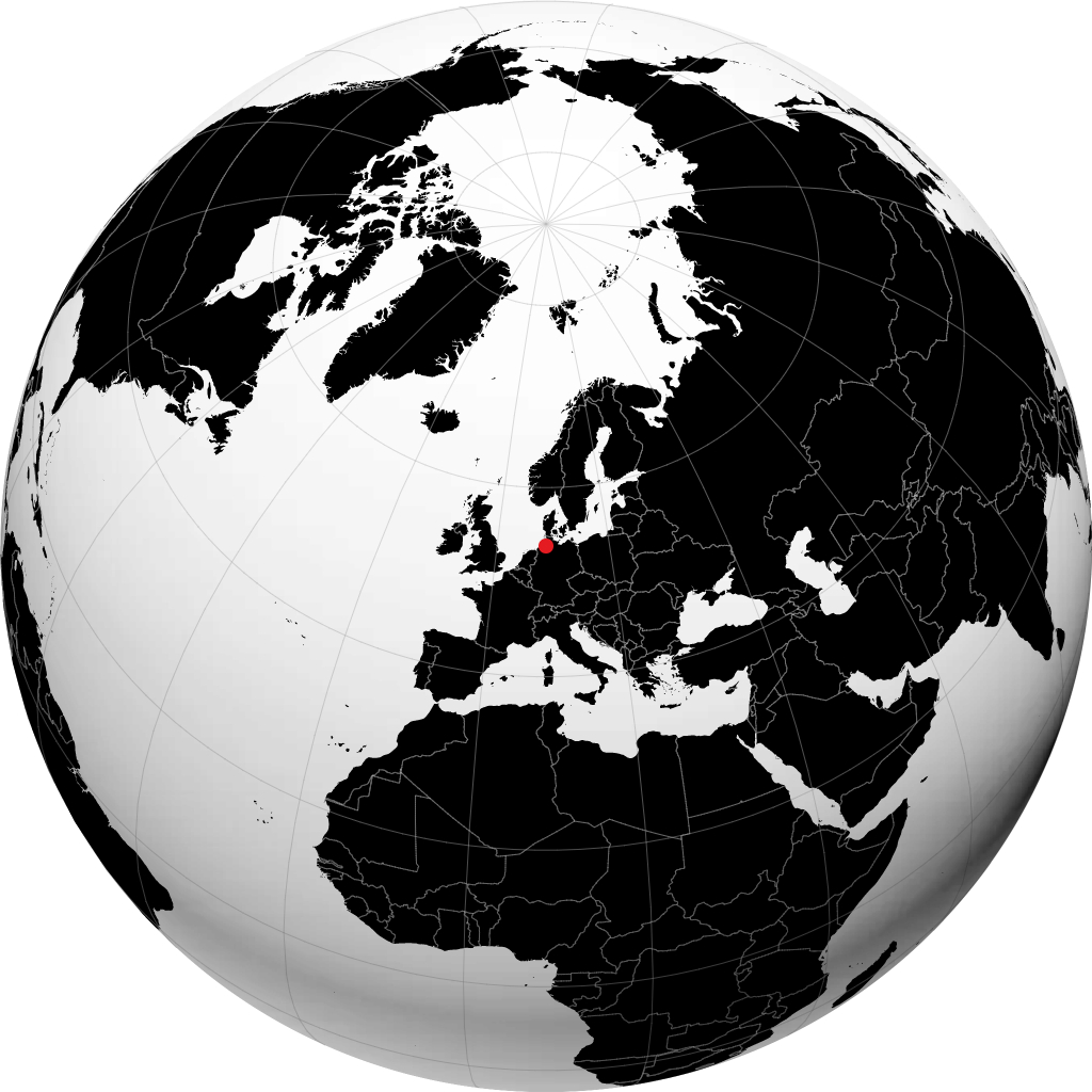 Cuxhaven na globusie