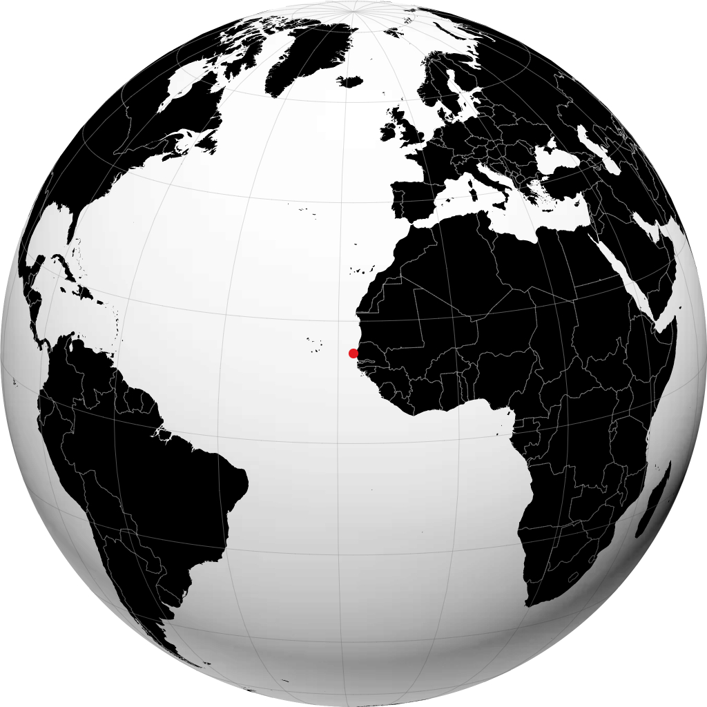 Dakar na globusie